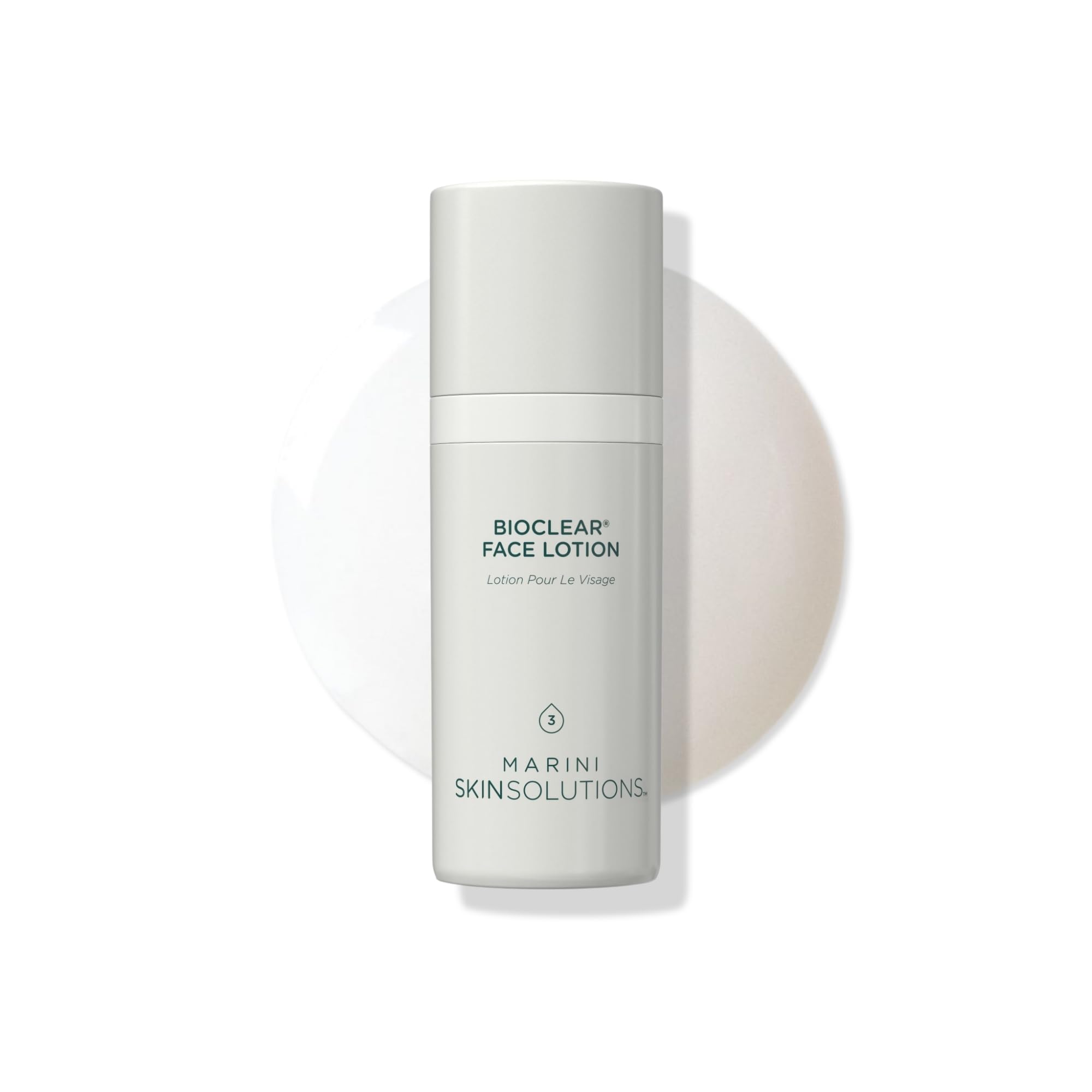 Marini SkinSolutions Bioclear front packaging shows product and label benefits