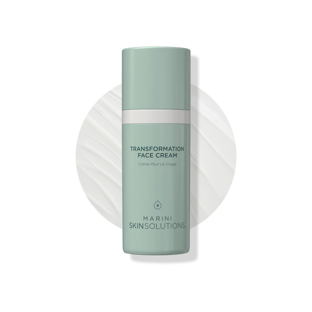 Marini SkinSolutions jar front view showing clean packaging and product size benefit
