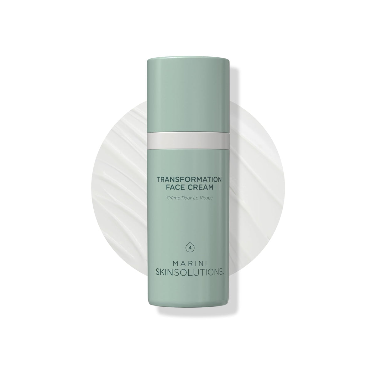 Marini SkinSolutions jar front view showing clean packaging and product size benefit