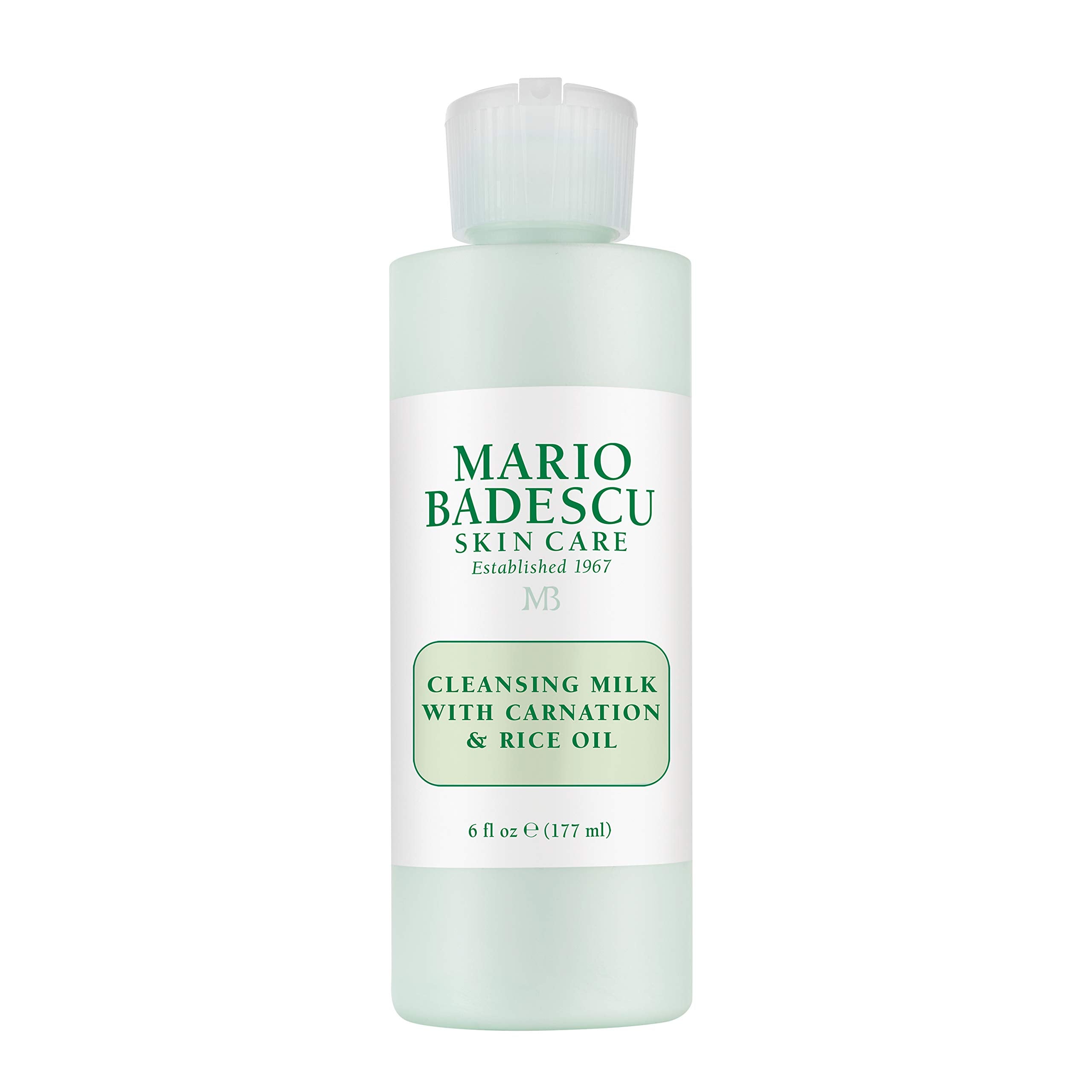 Mario Badescu front packaging showing bottle and label, communicates product clarity