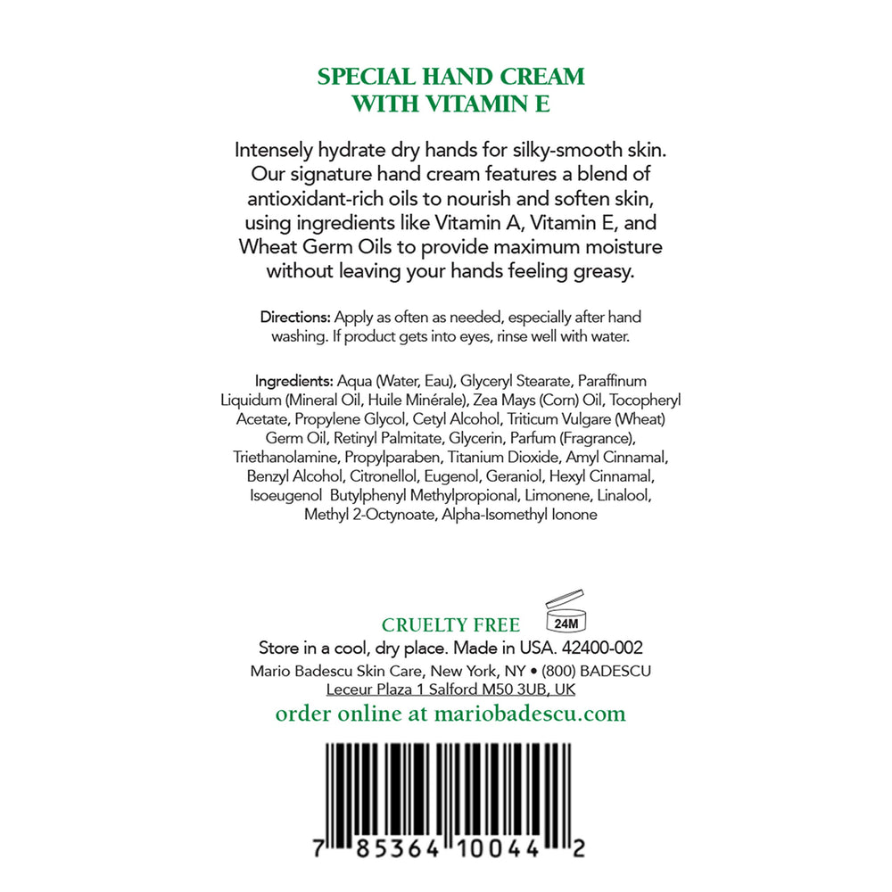 Mario Badescu close texture smear highlighting fast-absorbing, non-greasy finish