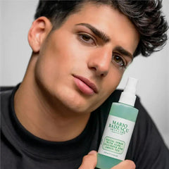 Mario Badescu closeup mist nozzle demonstrating fine even spray delivery