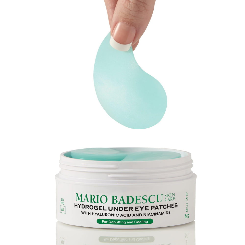 Mario Badescu front packaging showing 30 pairs, clear benefits and clean design