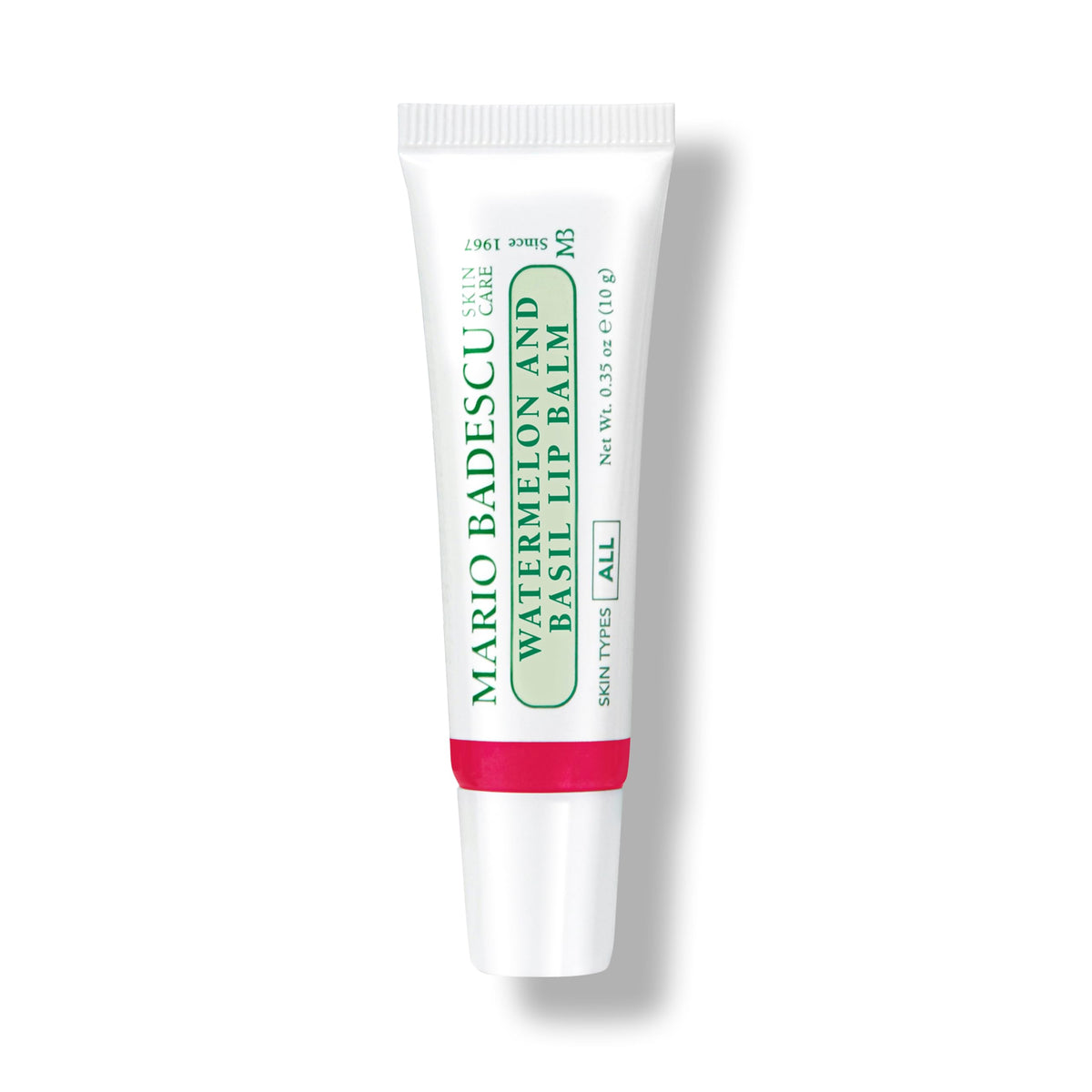Mario Badescu front packaging showing tube and watermelon basil scent for quick identification