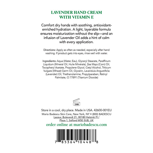 Mario Badescu texture close-up displaying creamy lotion, shows quick-absorbing feel