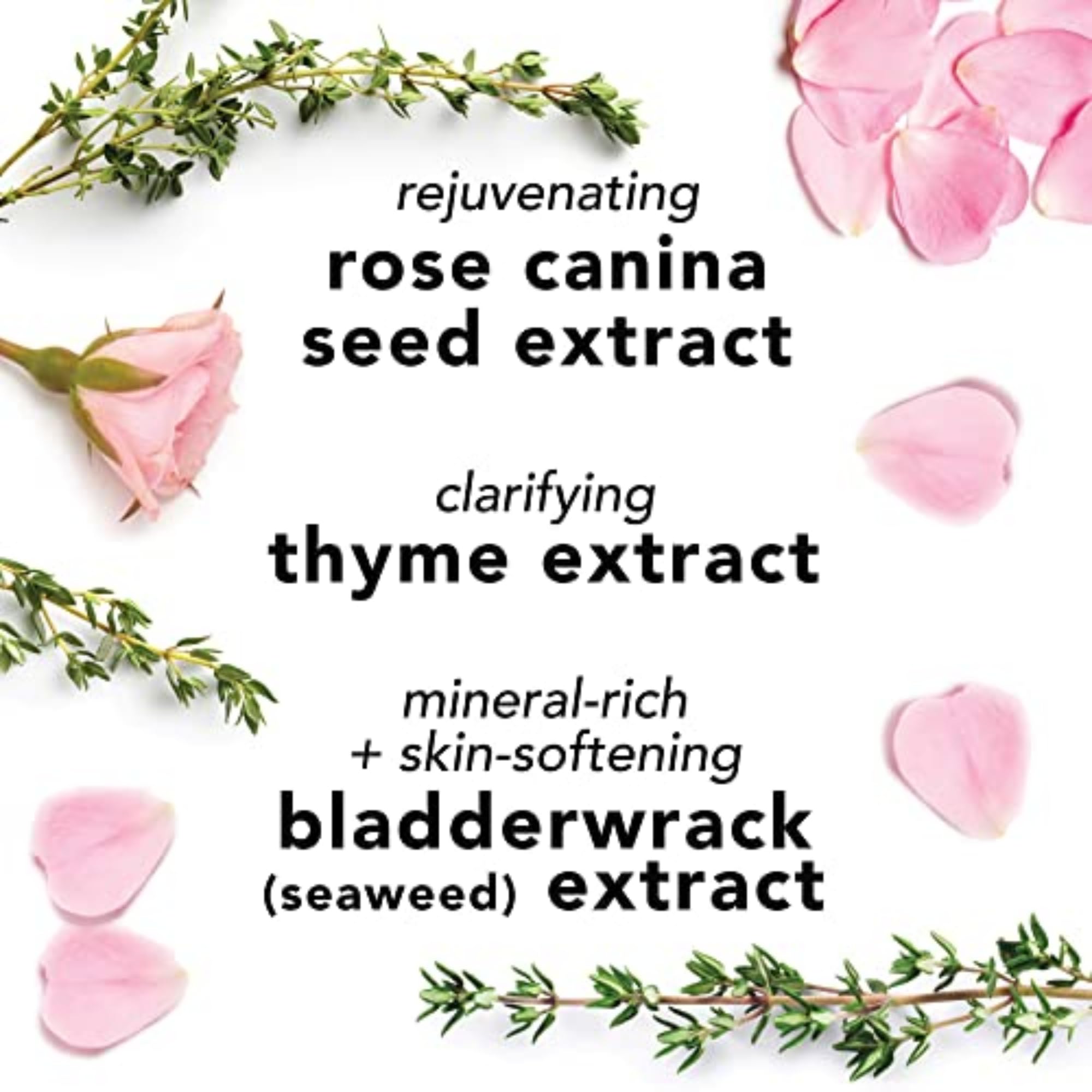 Mario Badescu label close-up highlighting ingredients list and gentle formulation benefit