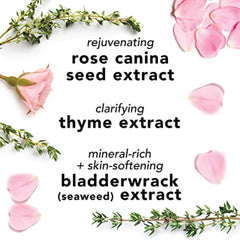 Mario Badescu label close-up highlighting ingredients list and gentle formulation benefit