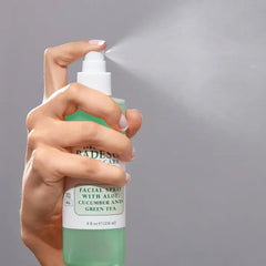 Mario Badescu lifestyle bathroom vanity display promoting daily routine use