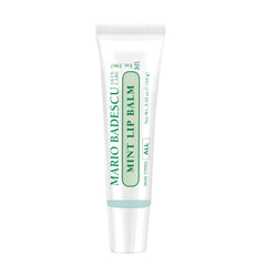Mario Badescu mint lip balm tube front view showing portable design and hydration benefit