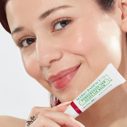 mario badescu open cap revealing smooth balm texture for quick use