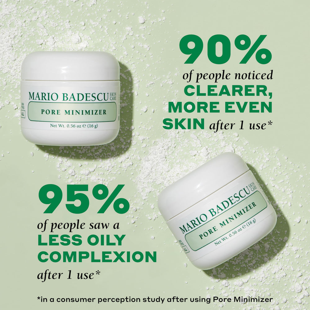 mario badescu open jar top view revealing powder ready to customize for targeted use
