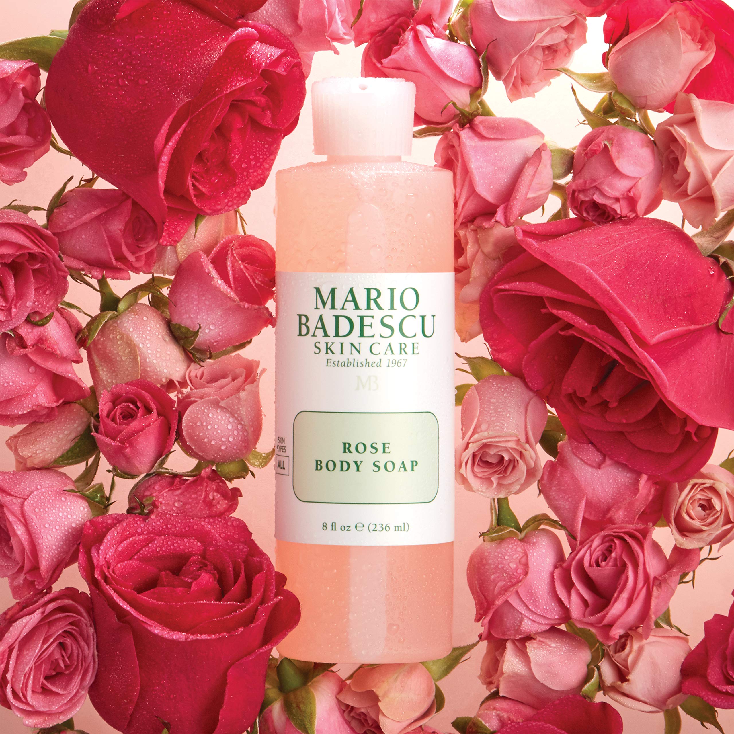 Mario Badescu light frothy foam texture demonstrating gentle lathering