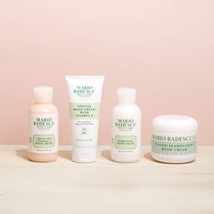 Mario Badescu open tube with cream close-up, conveys light texture and smooth finish