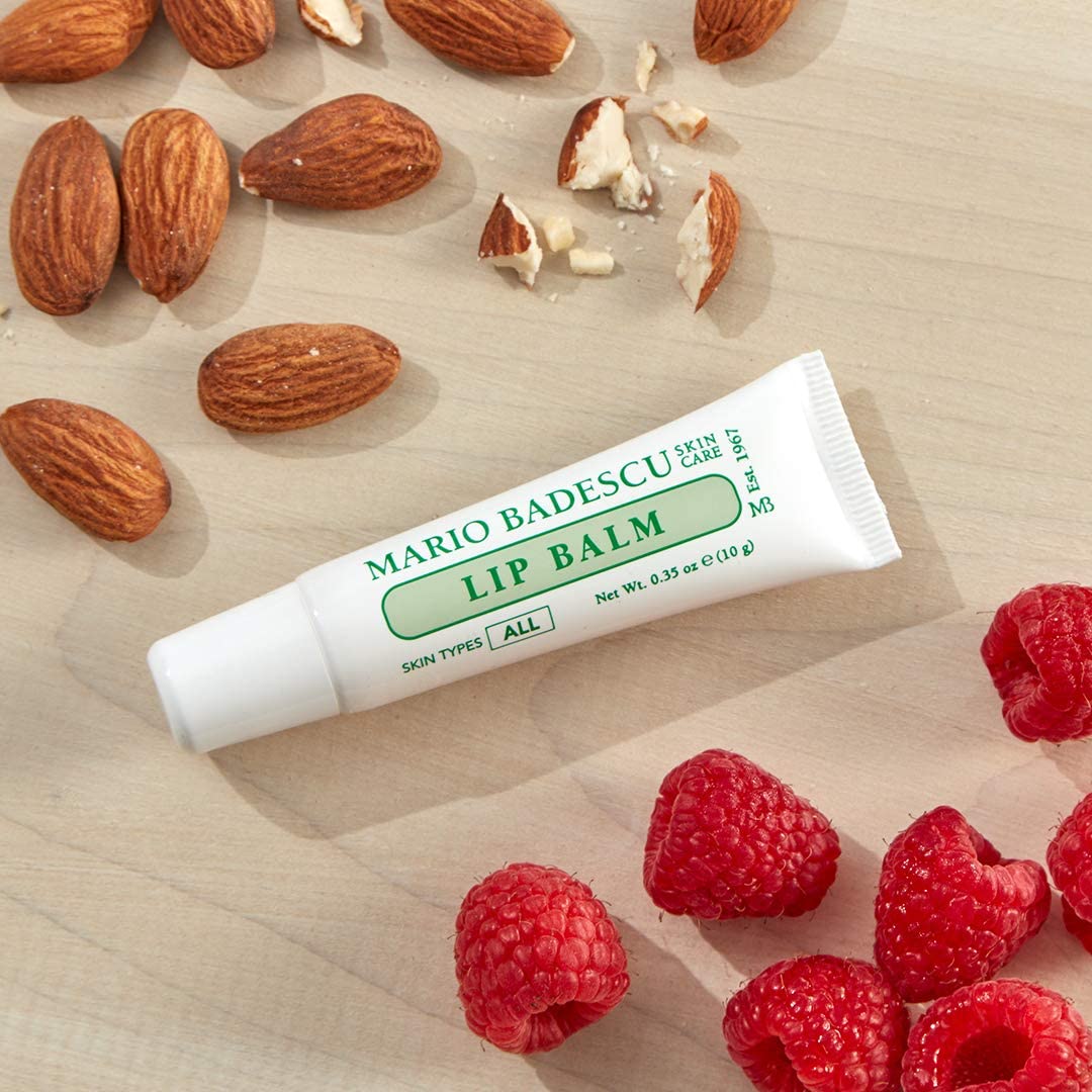 Mario Badescu tube in hand for size comparison and travel-friendly benefit