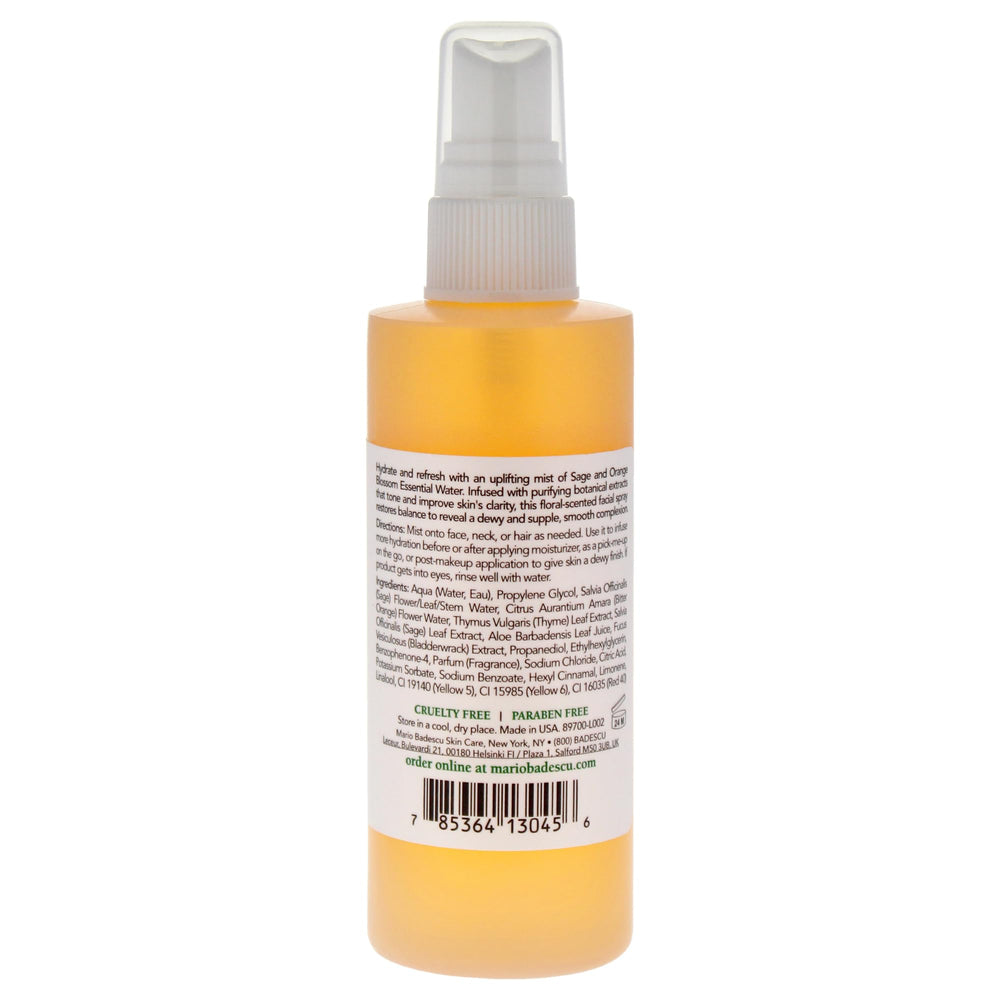 Mario Badescu nozzle close-up demonstrates fine mist spray for even hydration