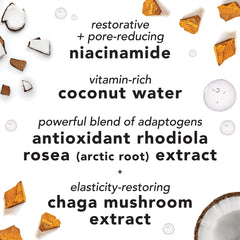 Mario Badescu droplets on skin texture demonstrating lightweight hydration