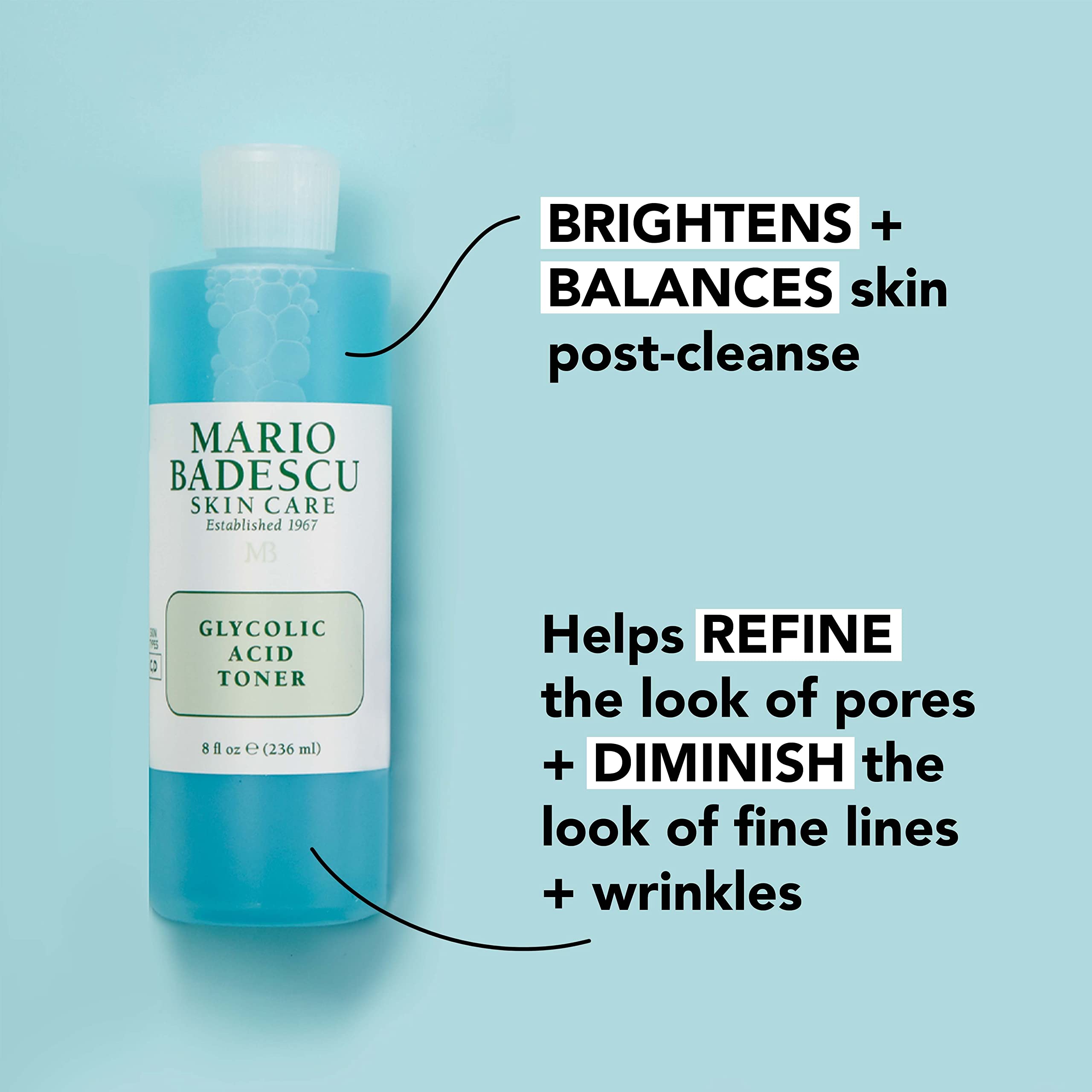 Mario Badescu close-up of aloe section emphasizing soothing hydration benefit