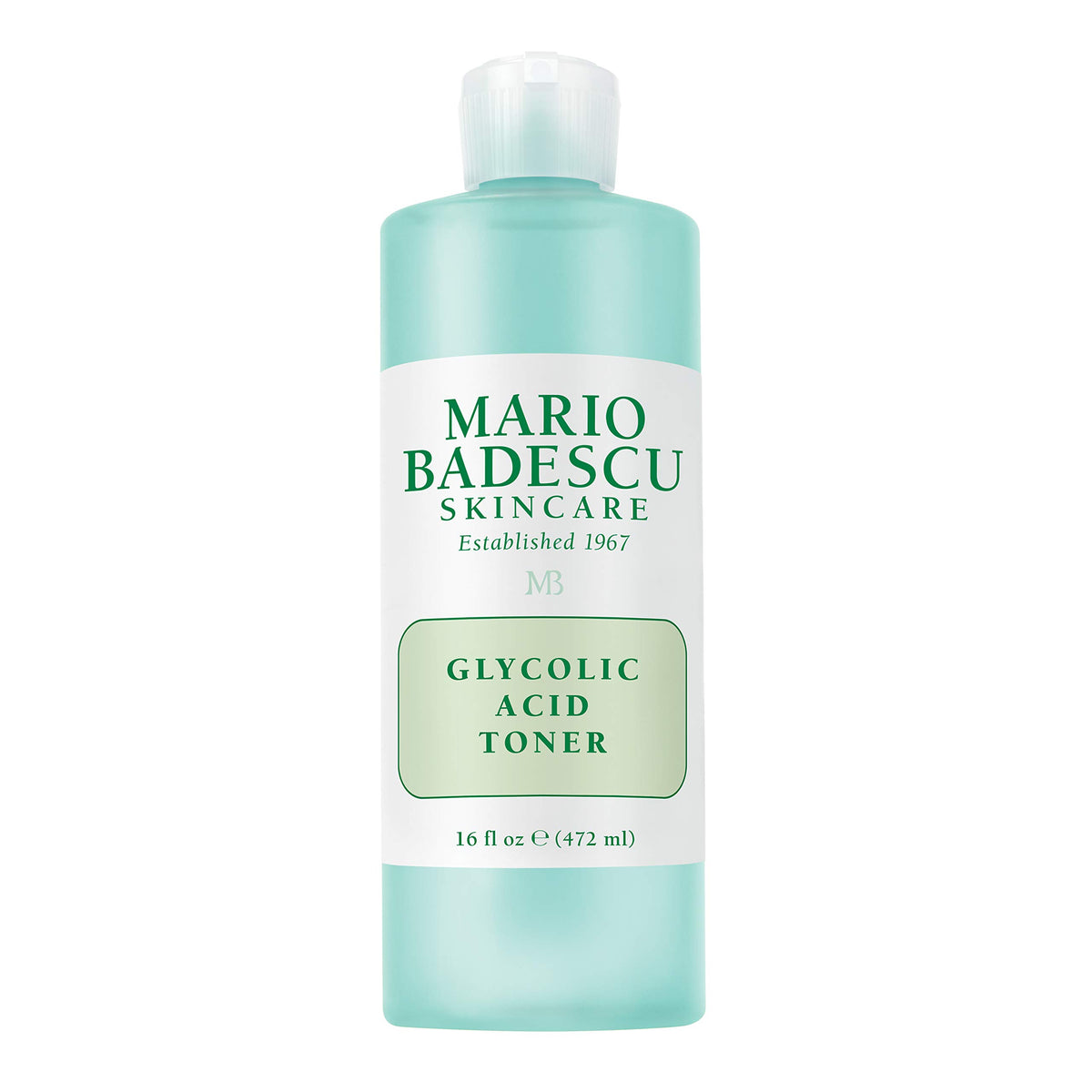 Mario Badescu front bottle view shows product clarity and easy application benefit