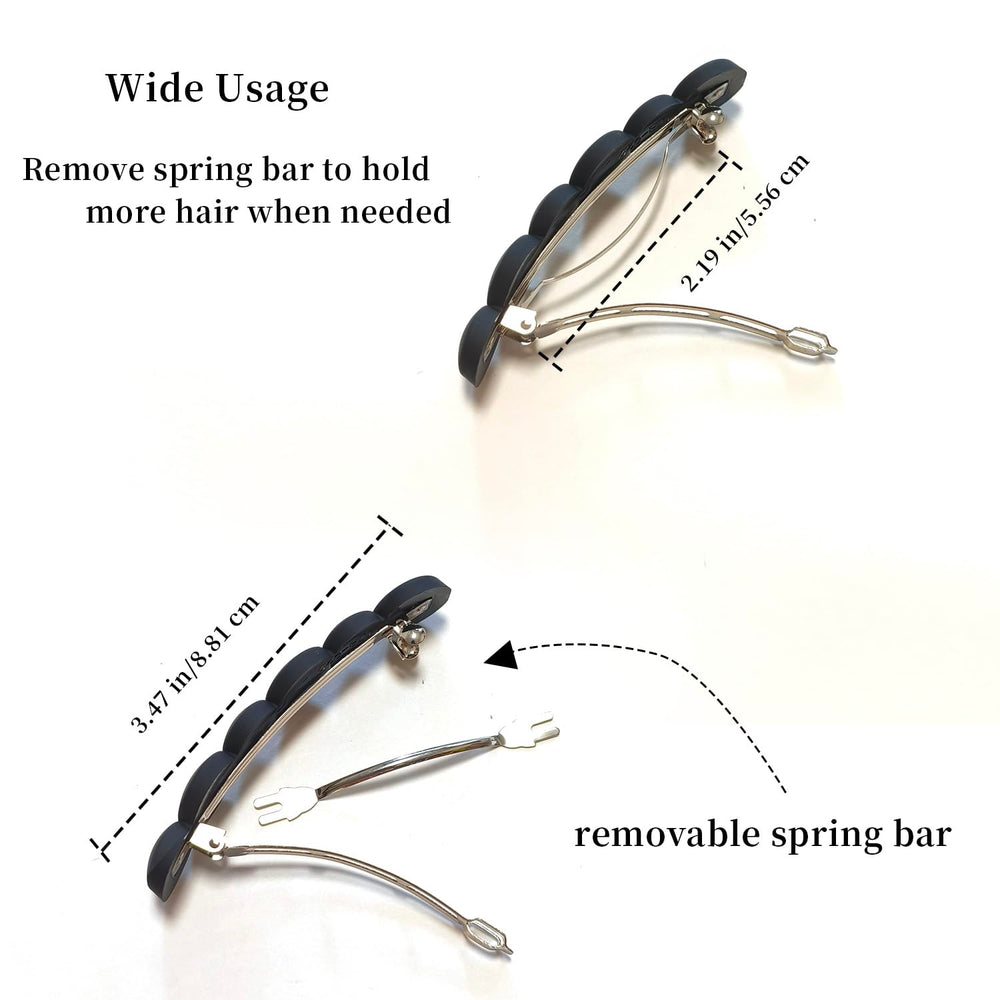 Markuii barrette matte texture close-up demonstrating scratch resistance