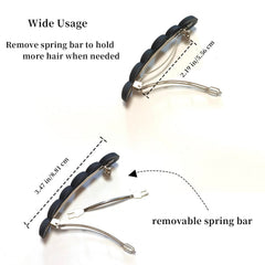 Markuii barrette matte texture close-up demonstrating scratch resistance