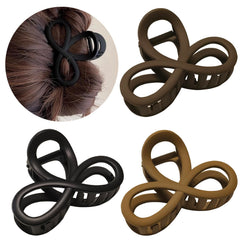 Markuii front view of three matte claw clips showing compact, gift-ready set