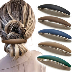 Markuii front view matte pack showing five neutral clips and reliable styling