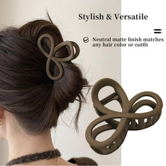 Markuii neutral color clips styled on table showing outfit-friendly tones