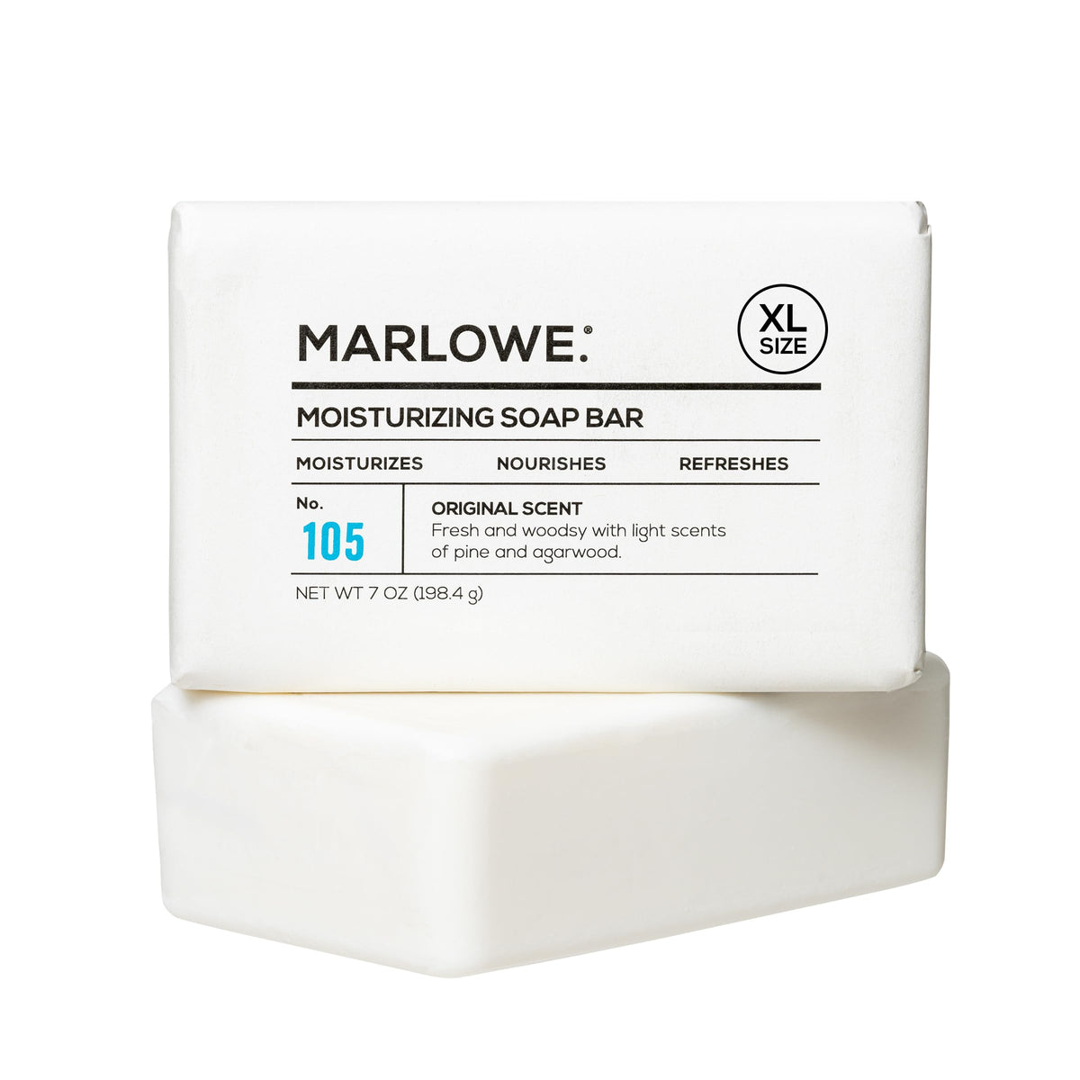 MARLOWE. front packaging showing sage and fir scent benefits