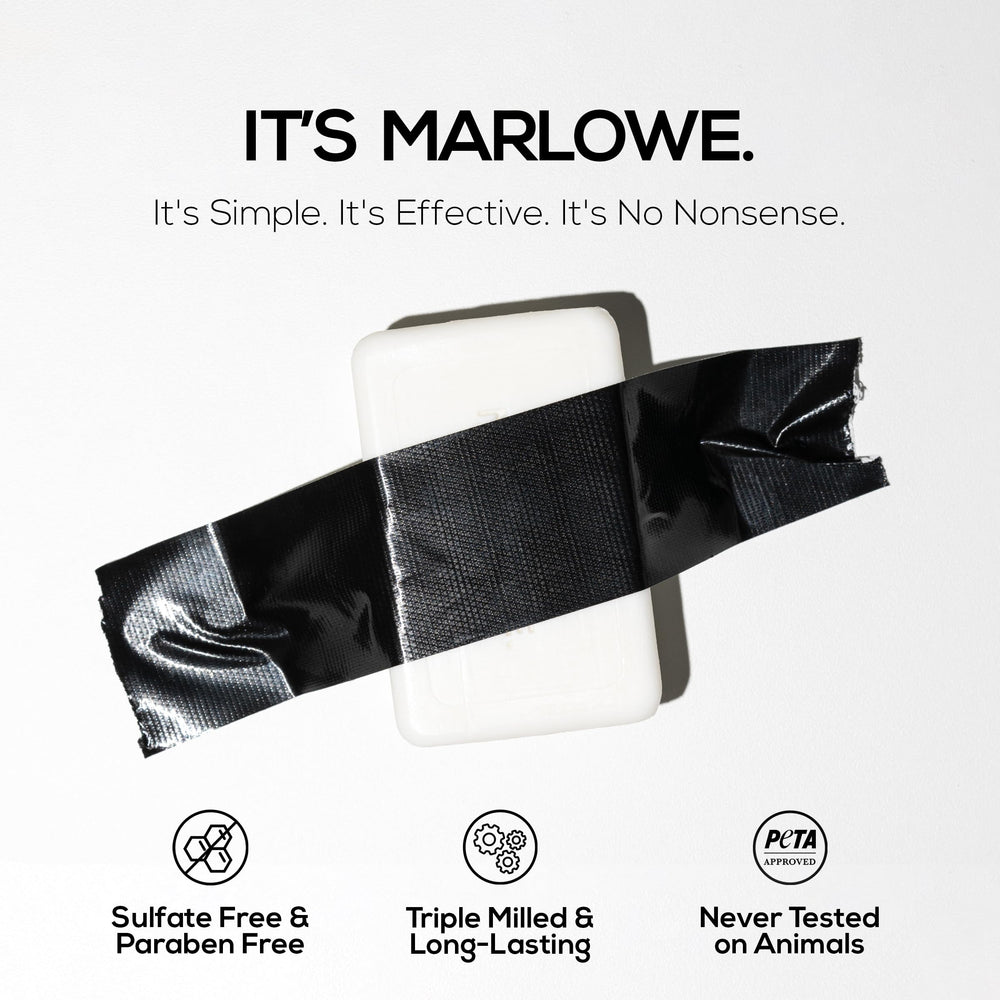 MARLOWE. shea and olive oils ingredient display supporting nourishment