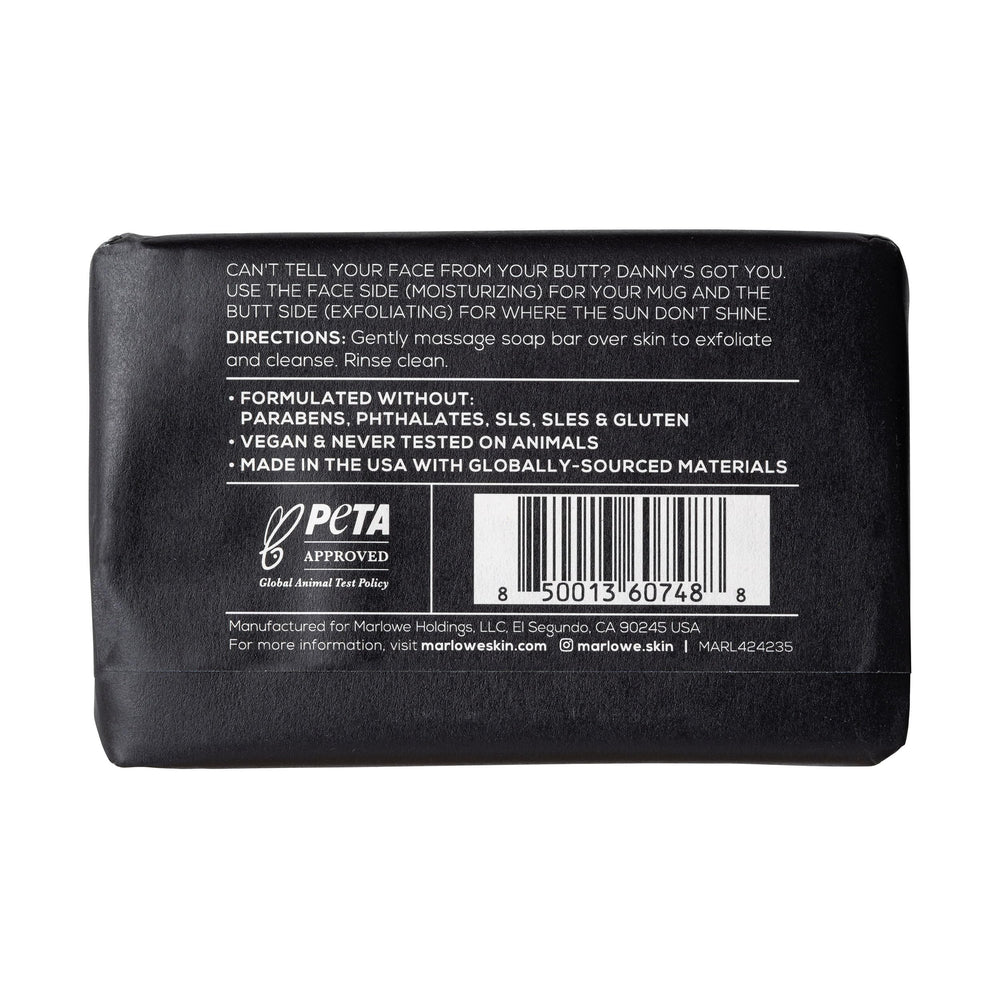 MARLOWE soap in shower scene illustrating everyday use and refreshing coastal scent experience