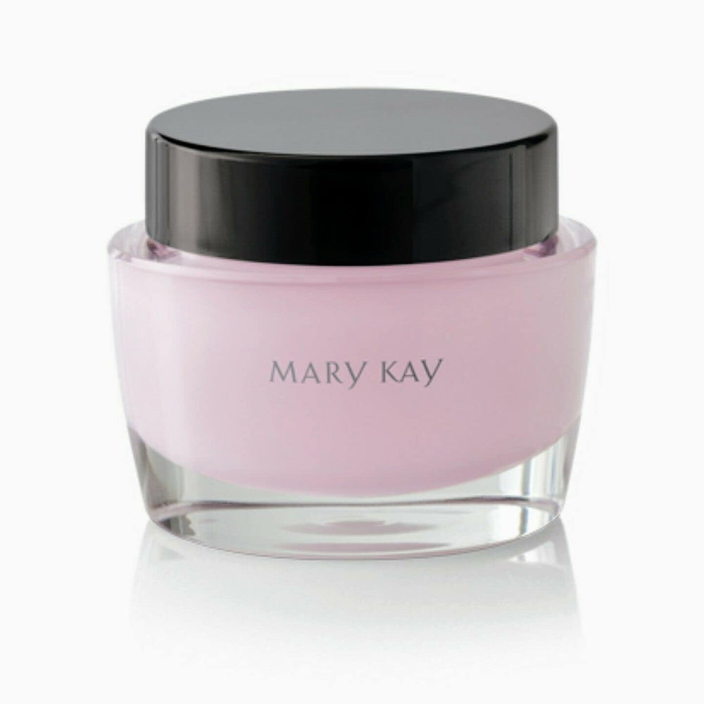 Mary Kay cream front jar showing product and brand, highlights daily hydration benefit