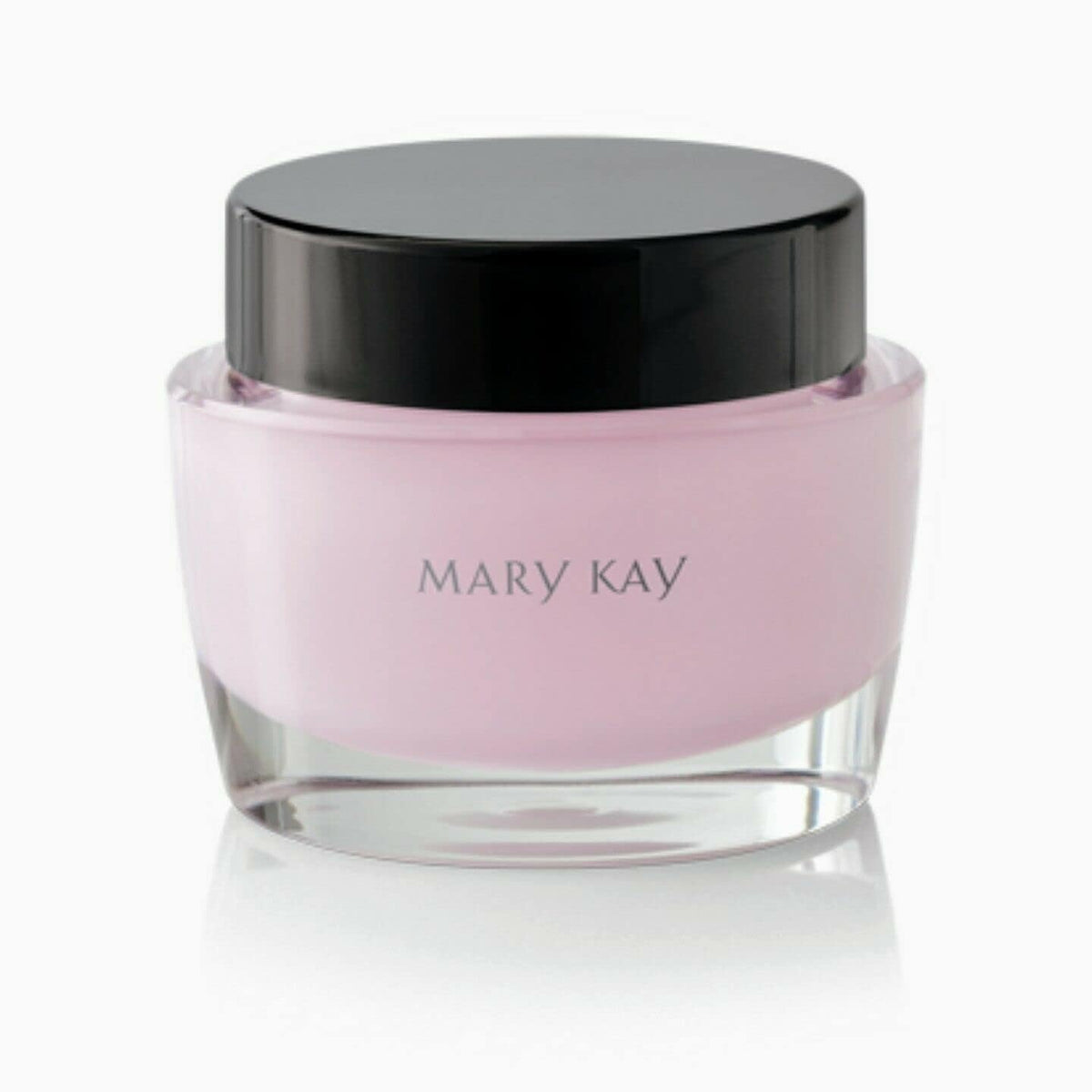 Mary Kay cream front jar showing product and brand, highlights daily hydration benefit