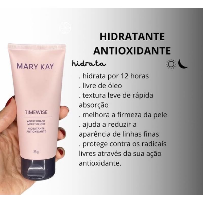 Mary Kay ingredient label close-up highlighting antioxidant benefit