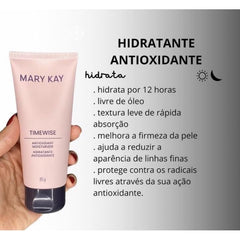 Mary Kay ingredient label close-up highlighting antioxidant benefit