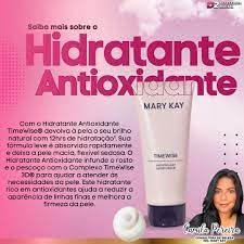 Mary Kay moisturizer on hand illustrating matte finish and non-greasy feel