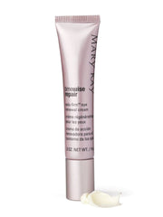 Mary Kay jar beside ruler showing size and travel-friendly benefit