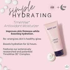 Mary Kay product next to common items showing size and portability