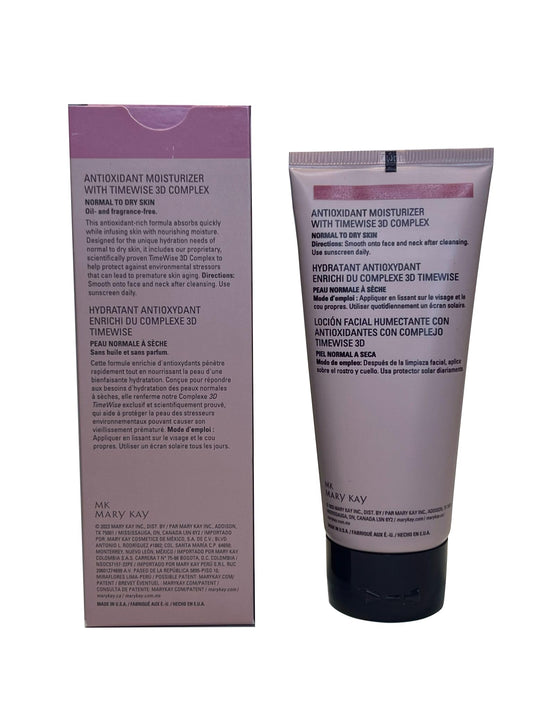 Mary Kay Timewise close-up of cream texture demonstrating lightweight absorption