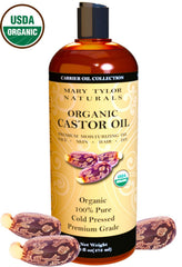 Mary Tylor Naturals bottle cap and label detail emphasizing purity and easy dispensing
