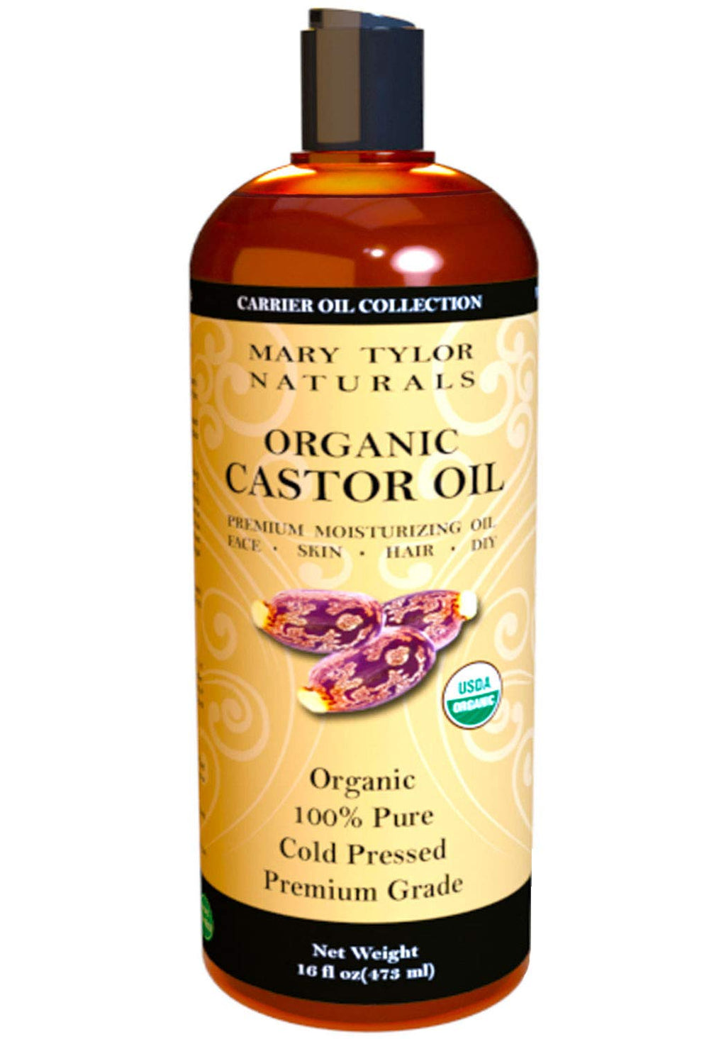 Mary Tylor Naturals front packaging showing USDA organic label and 16 oz size benefit