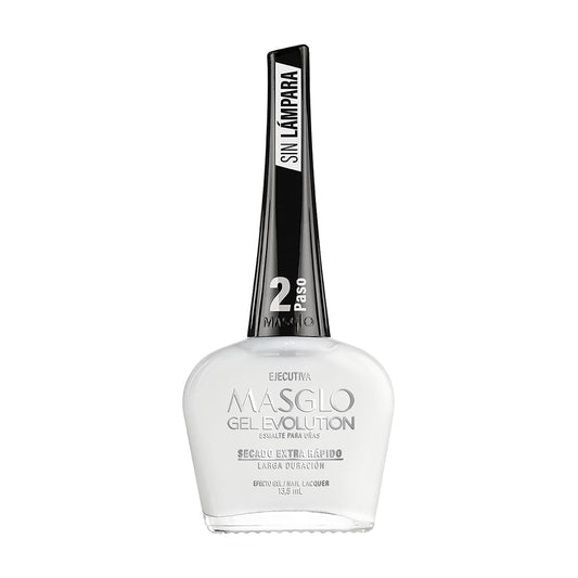 MASGLO front packaging showing three 0.5 oz bottles and glossy finish benefit