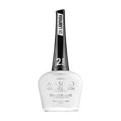 MASGLO front packaging showing three 0.5 oz bottles and glossy finish benefit