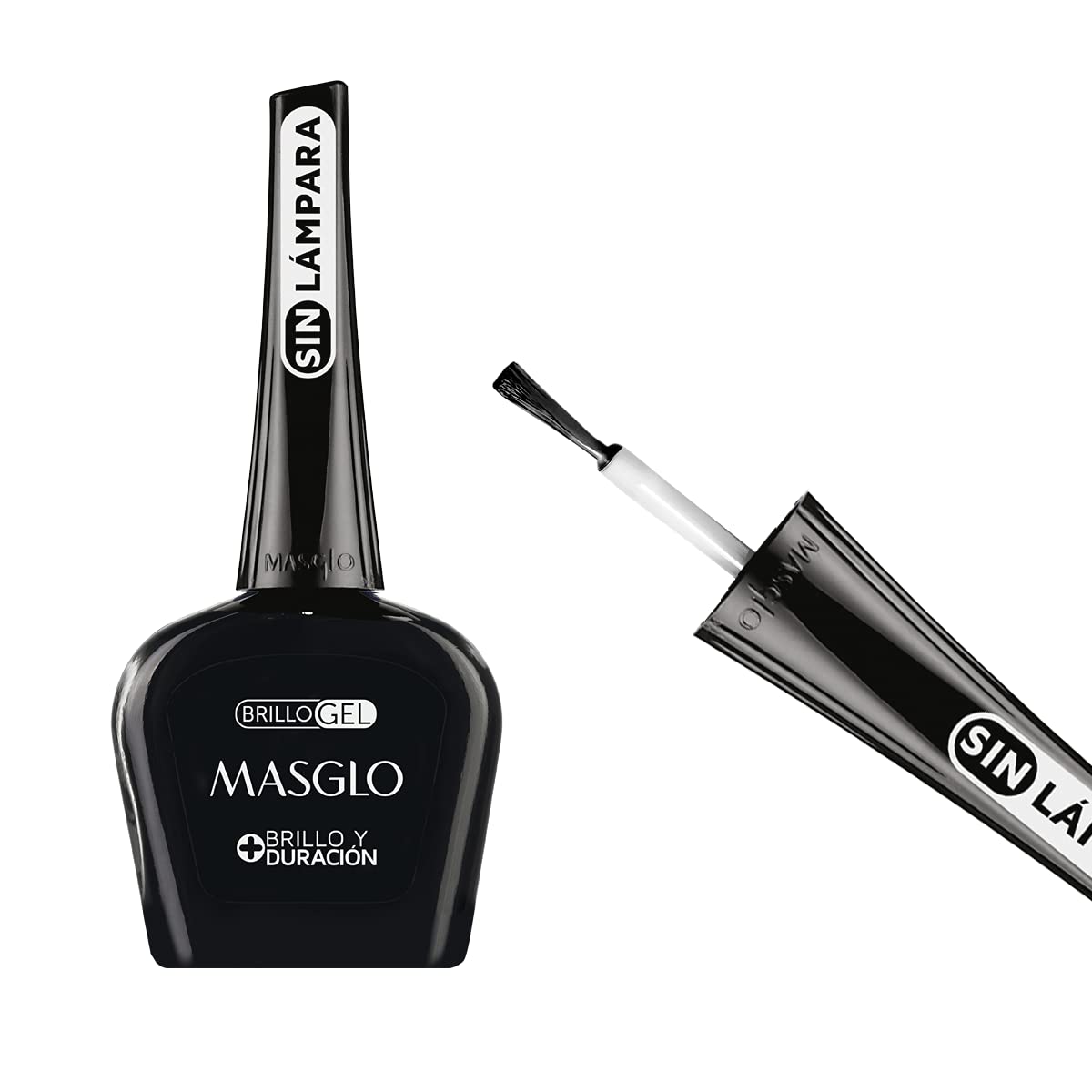 MASGLO Tradicional brush and polish texture for smooth application benefit