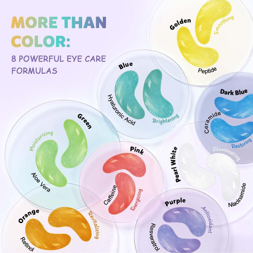 Maskiss application under eye, demonstrates easy placement and instant comfort benefit
