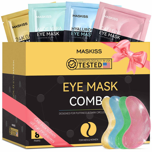 Maskiss front packaging showing set and 8 pairs, quick visible refresh