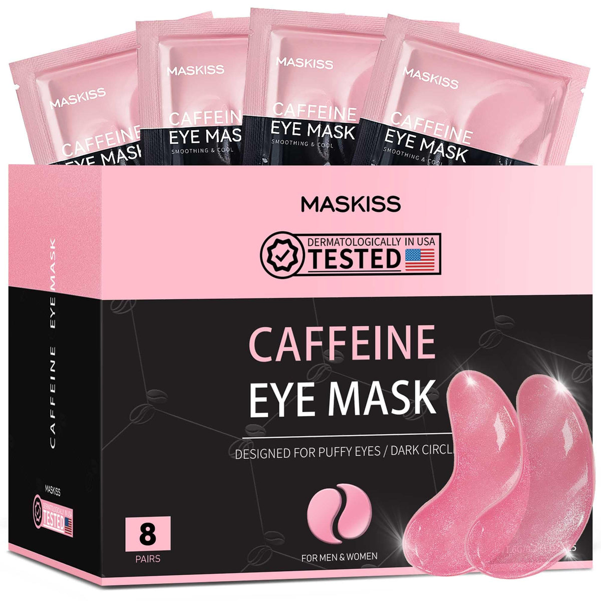 Maskiss front packaging showing product name and claims, convenient for routines
