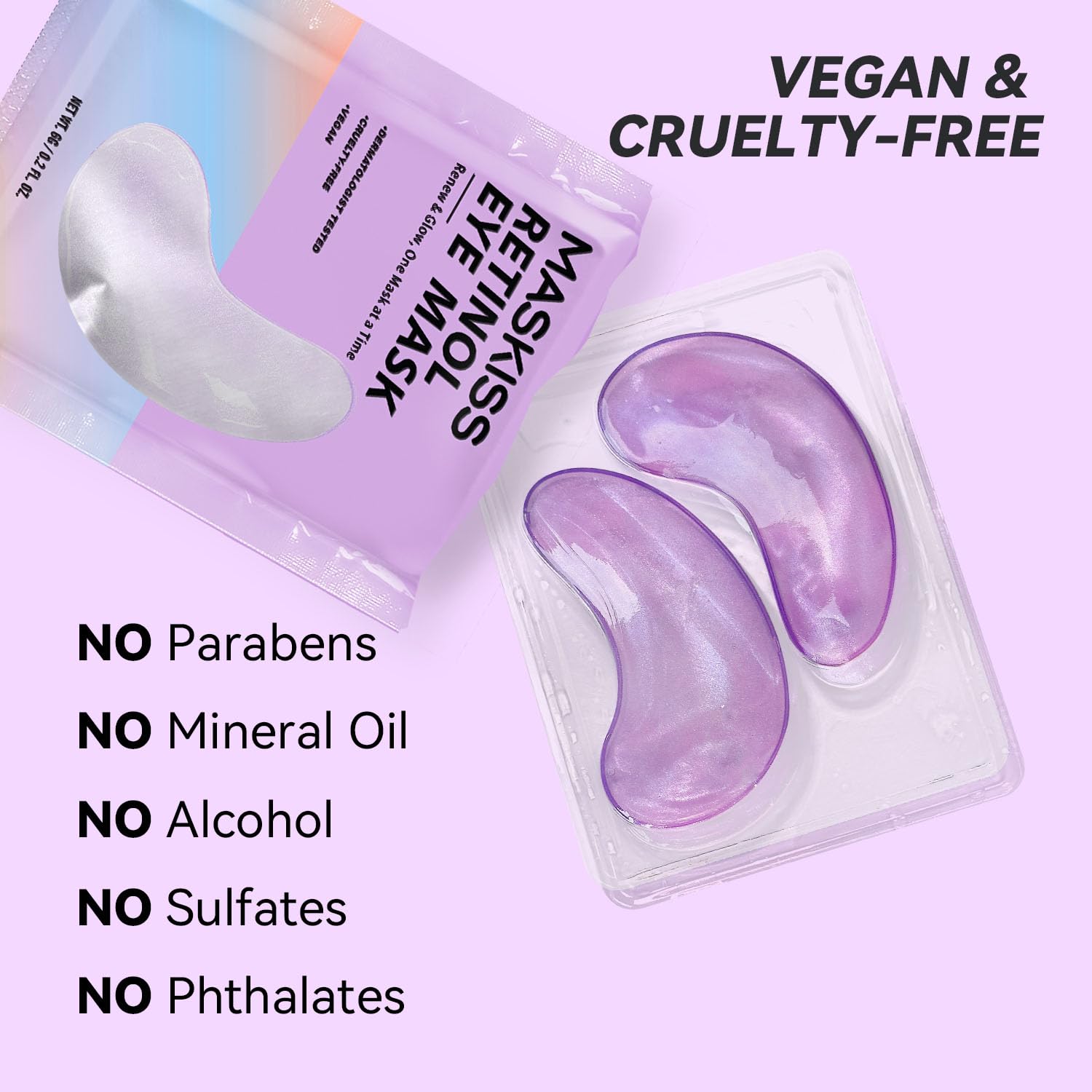Maskiss jar with product and botanical extracts showing clean ingredients