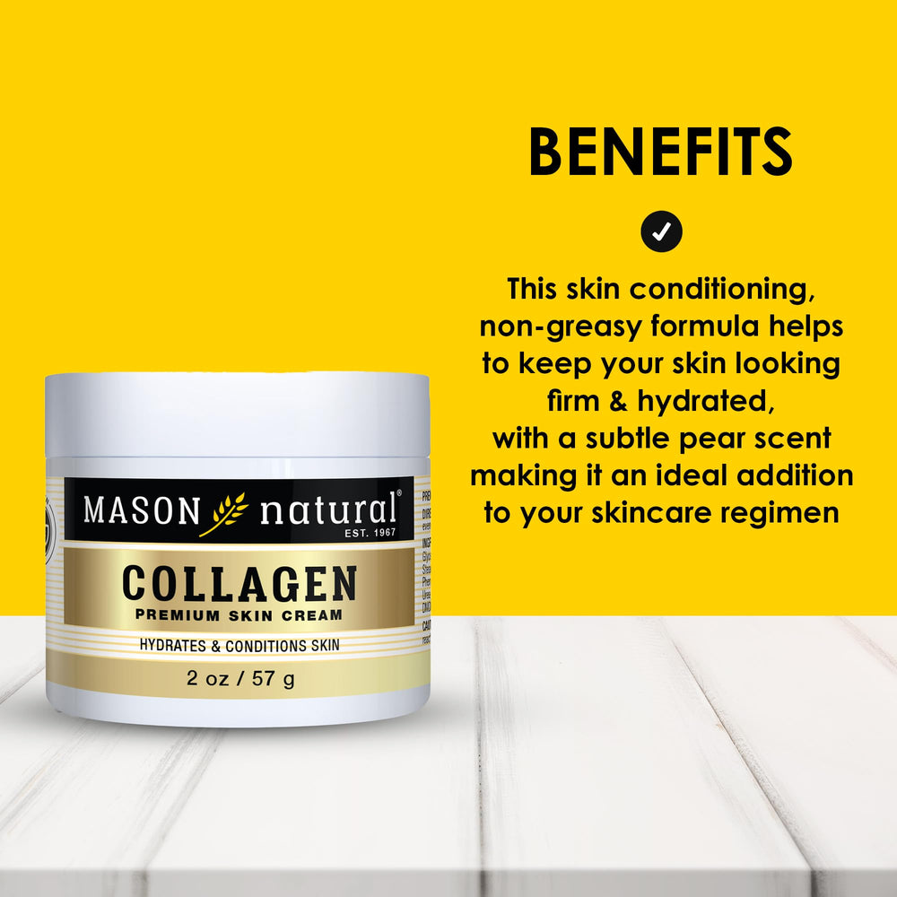 MASON NATURAL open jar cream texture highlighting smooth, hydrating consistency for soft skin