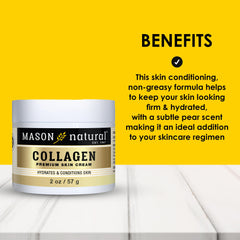MASON NATURAL open jar cream texture highlighting smooth, hydrating consistency for soft skin