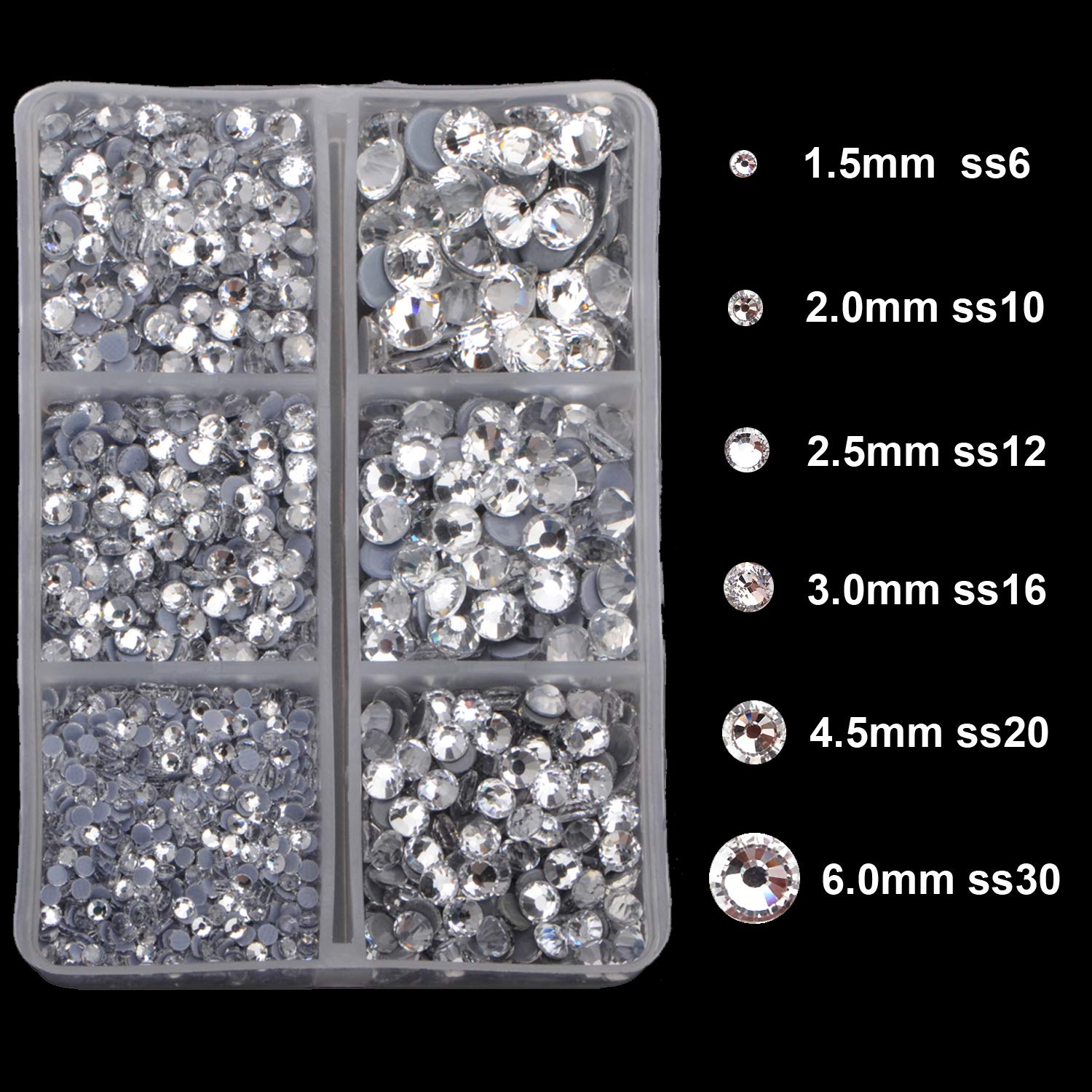 MASSIVE BEADS view of hotfix flatback glue showing easy application benefit